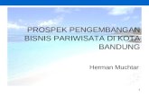 Prospek pengembangan bisnis pariwisata di Kota Bandung