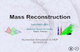 Mass Resconstruction with HEP detectors