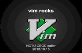 [NCTU] [CCCA] vim rocks