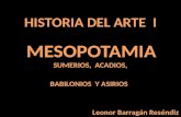 La cultura y arte en mesopotamia.