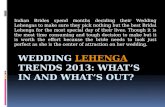 Wedding lehenga trends 2013