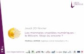Les monnaies cryptées numériques : le Bitcoin. Stop ou encore ? par Mathieu Jamar | Liege Creative, 20.02.14