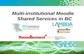 B ccampus, lambda solutions moodle shared service presentation moodle moot 2011