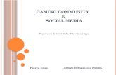 Gaming community e social media