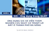 Ứng dụng gis và viễn thám nghiên cứu nguy cơ trượt lở đất ở Đà Nẵng