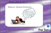 How to remove System Protector From Your System