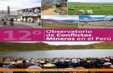 Reporte primer semestre 2013 del Observatorio de Conflictos Mineros de Perú