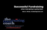 Successful Fundraising in a Recession
