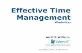 Effective Time Management: Be Productive Instead of Busy