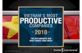 [HR];[Report];[The most productive companies in Vietnam 2010]