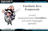 Javaday 2010: Facebook Java Framework