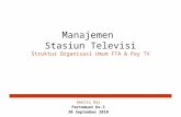 Struktur Organisasi (FTA & Pay TV)