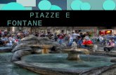 Piazze e fontane