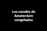 Los canales congelados de Amsterdam