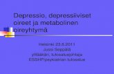 Mieli 2011: Jussi Seppälä,  Depressio, depressiiviset oireet ja metabolinen oireyhtymä väestötutkimuksen aineiston perusteella