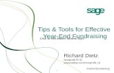 Tips & Tools for Effective Year End Fundraising