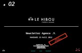 Newsletter #2 - Le Hibou Agence .V. du 13 avril 2012 SPECIAL AUTOMOBILE