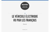 Perception du véhicule électrique par les français - Résumé