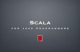 Scala for Java programmers
