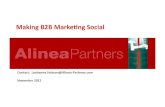 Making B2B Lead Gen Social