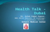 Health Talk in Dubai