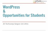 WordPress and Opportunities for Students