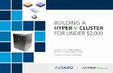 Building a hyper v cluster for under $2,000 - ข้อมูลสำหรับ สร้าง Hyper-V 2012 เป็น Cluster แบบใช้ ค่าใช้จ่ายต่ำ