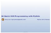 Qt Quick GUI Programming with PySide