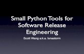 Small Python Tools for Software Release Engineering