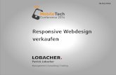 Responsive Webdesign verkaufen - MobileTech Conference 2014