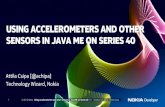 Using sensors in java me apps on series 40