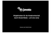 jovoto: Möglichkeiten für die Kreativwirtschaft durch Social Media - und vice versa | 14. Twittwoch zu Berlin