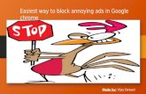 How to block ads in google chrome