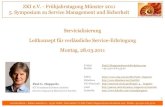 Vortrag 'Servicialisierung - Leitkonzept für verlässliche Service-Erbringung' 2011-03-28 V02.00.00