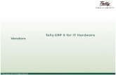 Tally.ERP 9 for it  hardware vendors