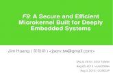 F9: A Secure and Efficient Microkernel Built for Deeply Embedded Systems