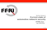 Current state of automotive network security