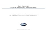 DARPA: Cyber Analytical Framework (Kaufman)