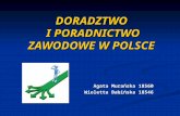 Doradztwo i poradnictwo zawodowe w polsce
