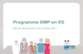 2011-11-23 ASIP Santé DMP en ES "Programme DMP en ES"