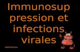 Immunosuppression et infection virales