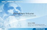 Microsoft Windows Intune - työasemien hallinta pilvestä