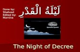 The night of decree