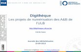 Digitheque des Archives & Bibliotheque ULB