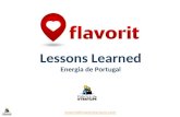 Flavorit - Lessons Learned 6º Bootcamp