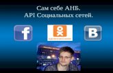 Сам себе АНБ, API социальных сетей