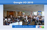 SP-GTUG - Novidades do Google I/O 2010