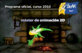 Programa Oficial  Master Animación 2D