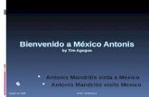 BIENVENIDO A MÉXICO ANTONIS MANDRITIS