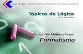 Correntes Matematicas   Formalismo